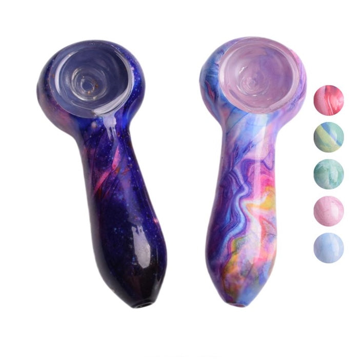 Jade Stone Glass Pipe - Discreet Smoker