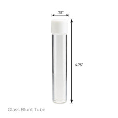 Loud Lock Glass Joint Tube Bulk 500ct – Clear - Discreet Smoker