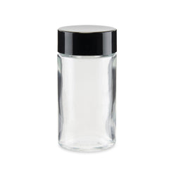 84mm Child Resistant Glass Joint Jar w/ Lid – 180ct Bulk - Discreet Smoker