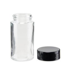 84mm Child Resistant Glass Joint Jar w/ Lid – 180ct Bulk - Discreet Smoker