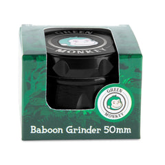 Green Monkey Grinder - Baboon Crown 4pc - 50mm - Discreet Smoker