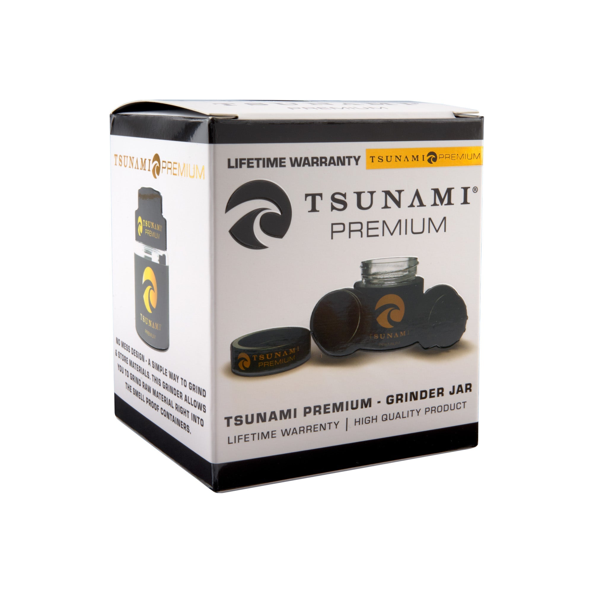 Tsunami Premium Grinder Jar - Discreet Smoker