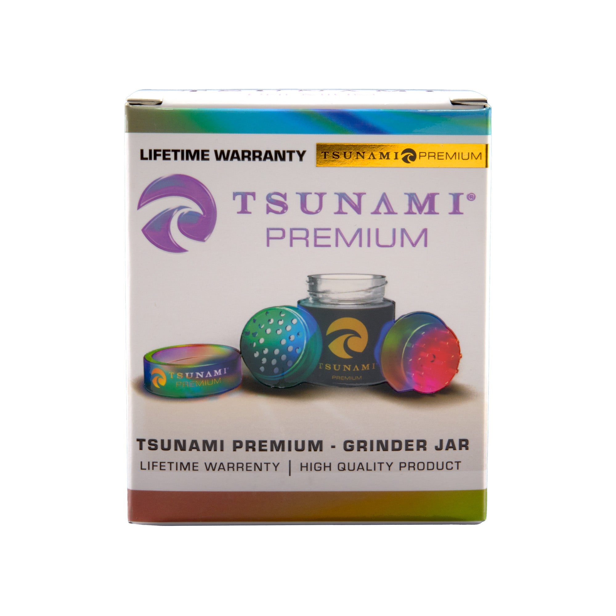 Tsunami Premium Grinder Jar - Discreet Smoker