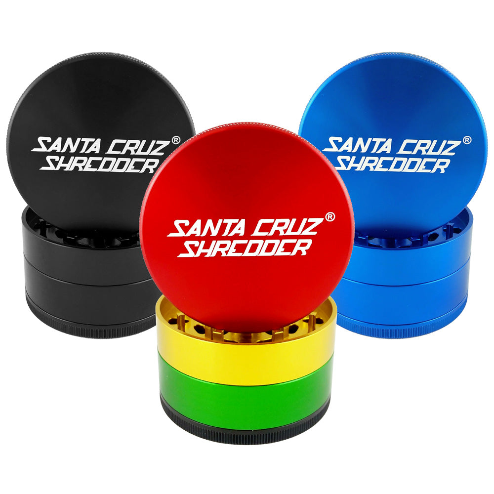 Santa Cruz Shredder Grinder - Large 4pc / 2.75" - Discreet Smoker