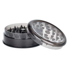 Grind-and-Store Acrylic Grinder | 3pc | 2.2" - Discreet Smoker