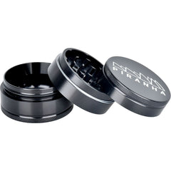 Piranha Grind-and-Store Aluminum Grinder | 3pc | 2.2" - Discreet Smoker