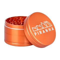 Piranha Grind-and-Store Aluminum Grinder | 3pc | 2.5" - Discreet Smoker