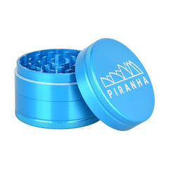 Piranha Grind-and-Store Aluminum Grinder | 3pc | 2.5" - Discreet Smoker
