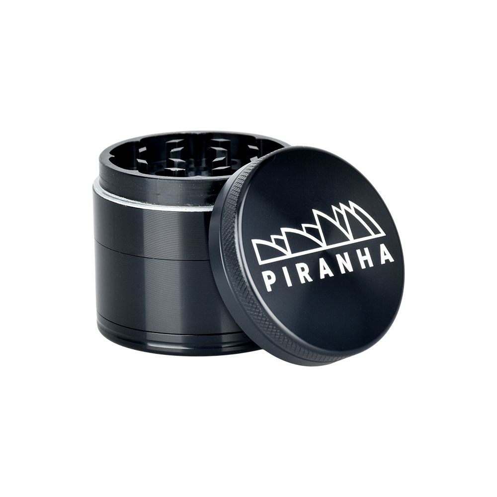 Piranha Pollinator Aluminum Grinder | 4pc | 2" - Discreet Smoker
