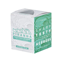 Piranha Pollinator Aluminum Grinder | 4pc | 2" - Discreet Smoker