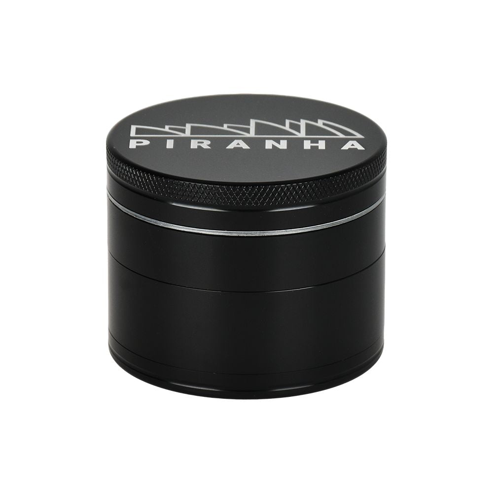 Piranha Pollinator Aluminum Grinder | 4pc | 2.2" - Discreet Smoker