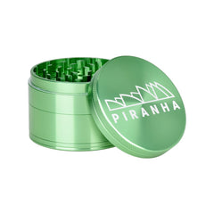 Piranha Pollinator Aluminum Grinder | 4pc | 2.5" - Discreet Smoker