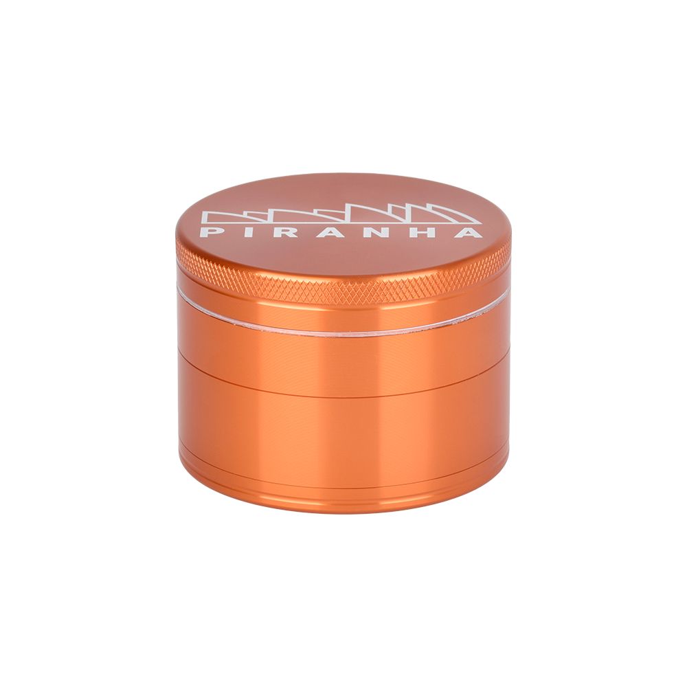Piranha Pollinator Aluminum Grinder | 4pc | 2.5" - Discreet Smoker