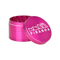 Piranha Pollinator Aluminum Grinder | 4pc | 2.5" - Discreet Smoker