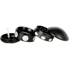 Mushroom Aluminum Grinder - 4pc / 1.8" / Colors Vary - Discreet Smoker