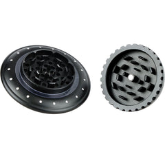 UFO Aluminum Grinder - 3pc / 1.8" / Colors Vary - Discreet Smoker
