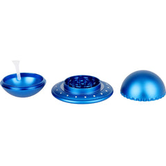 UFO Aluminum Grinder - 3pc / 1.8" / Colors Vary - Discreet Smoker