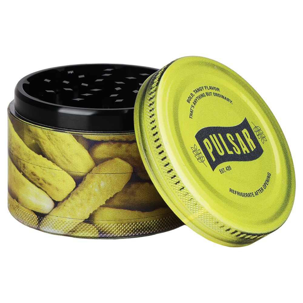 Pulsar Design Series V3 Aluminum Grinder | 4pc | 2.5" - Discreet Smoker