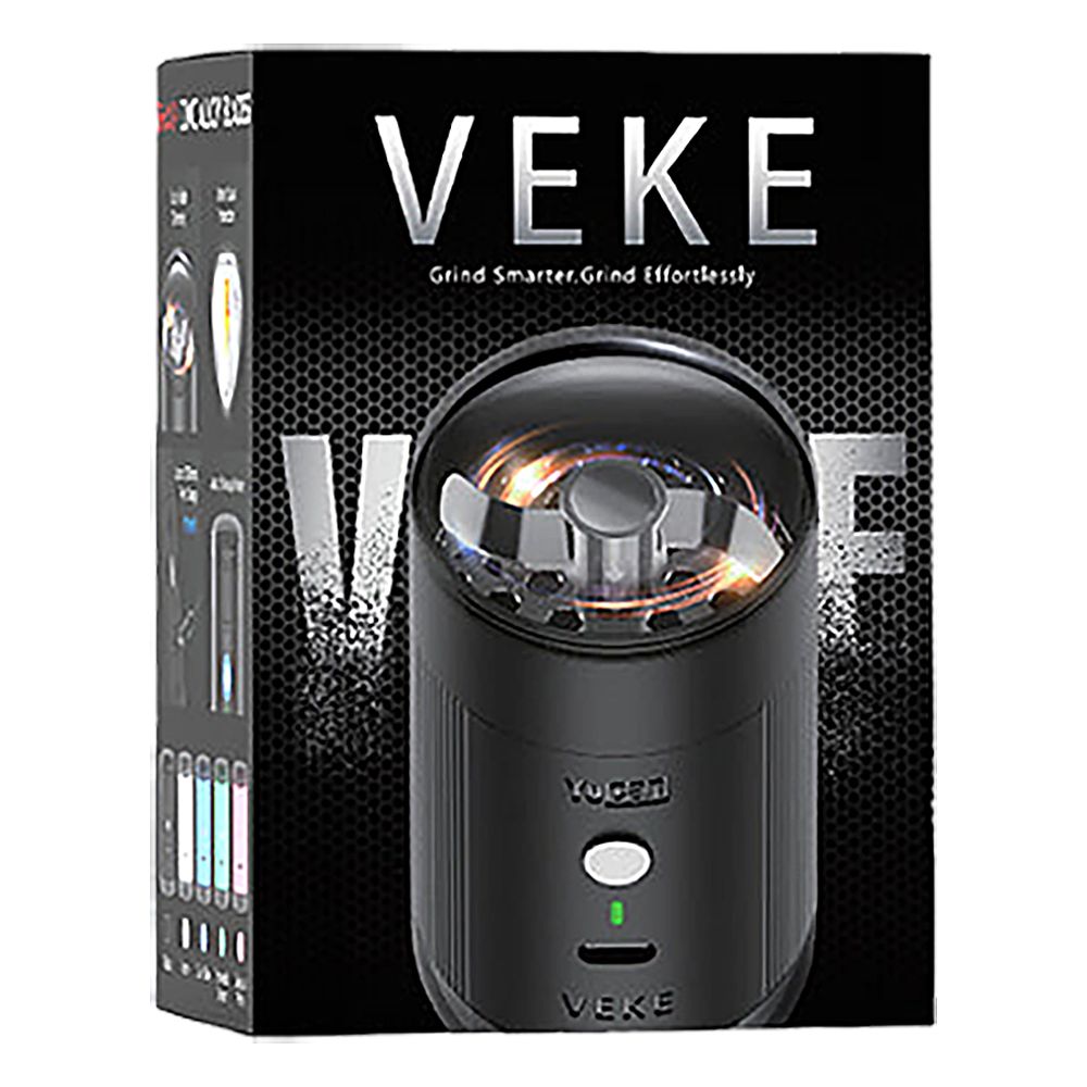 YoCan Veke Electronic Grinder - 450mAh / Black - Discreet Smoker