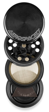 Aerospaced by Higher Standards - 4 Piece Grinder - 1.6" - Discreet Smoker