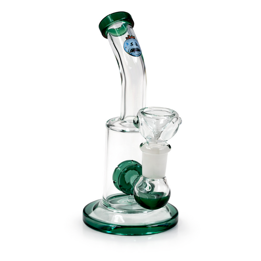 AquaBell 6” Mini Glass Bong - Discreet Smoker