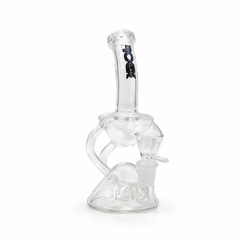ClearFlux 7” Glass Recycler Bong - Discreet Smoker