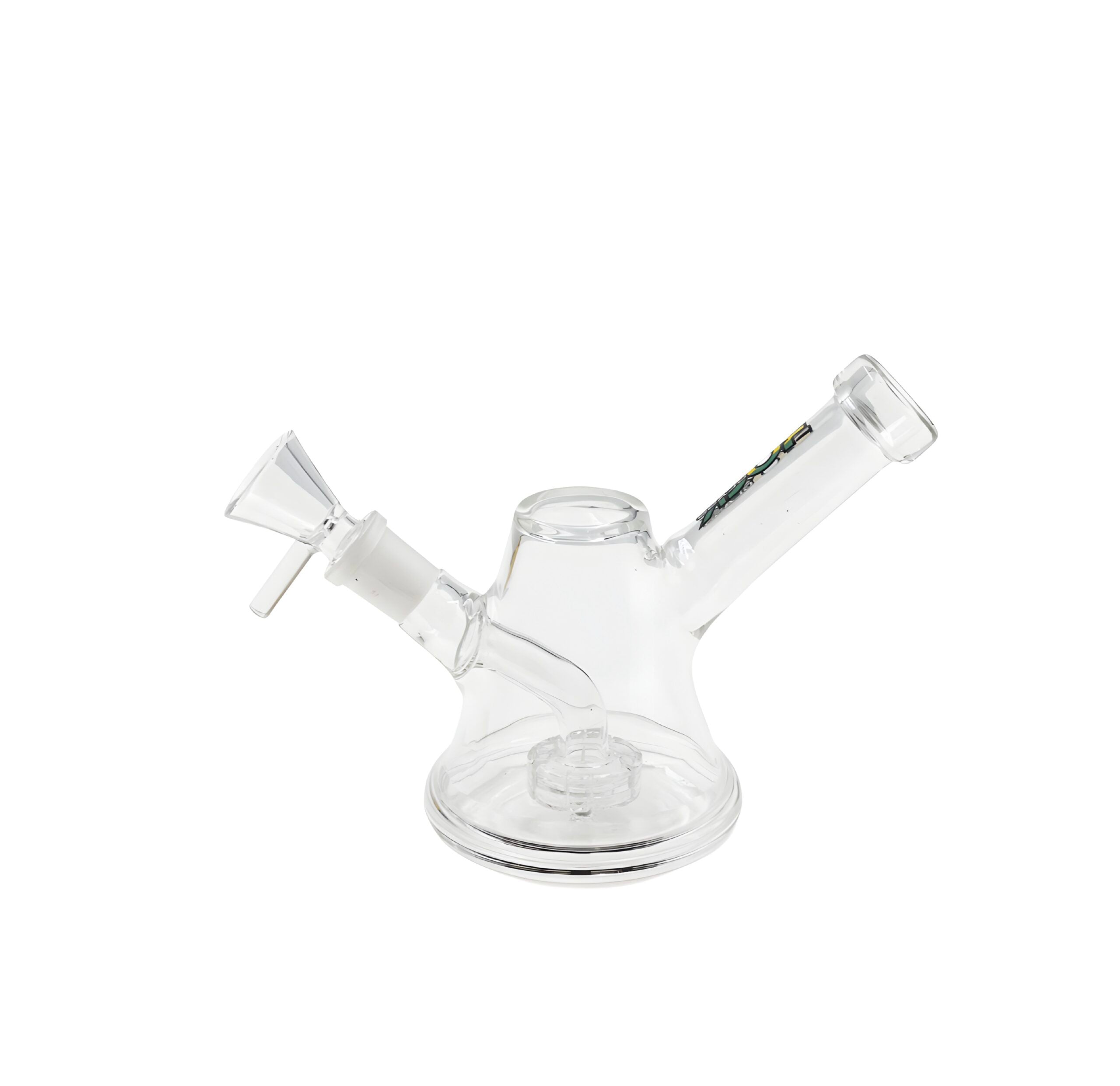The Clarity Beaker 7" Rock Glass Bong - Discreet Smoker