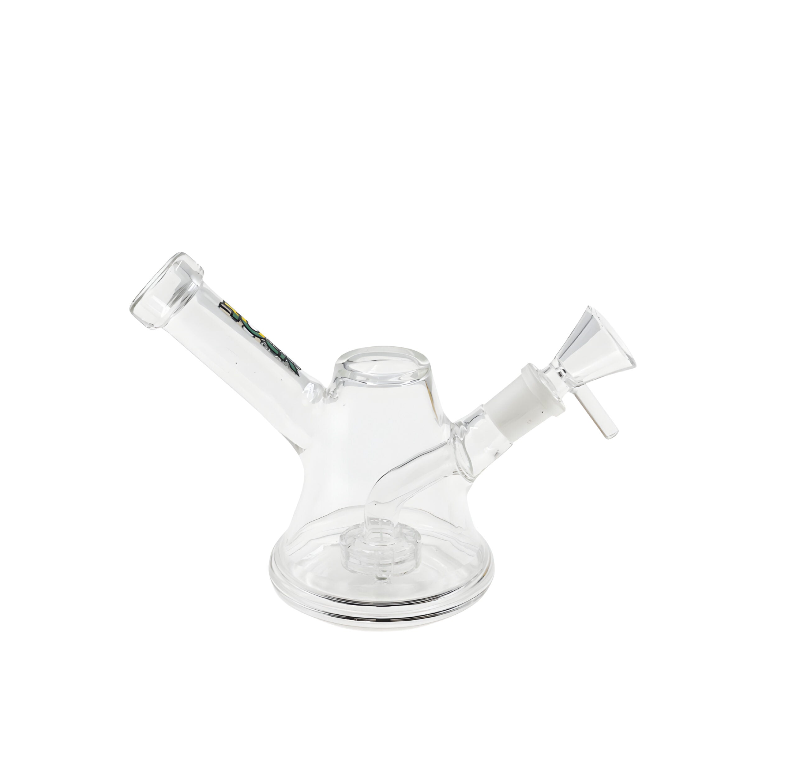 The Clarity Beaker 7" Rock Glass Bong - Discreet Smoker
