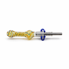 VortexWave 14MM Glass Nectar Straw - Discreet Smoker