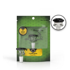 GLASS FLOWER BOWL (FB-3) - Discreet Smoker