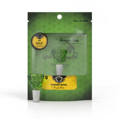 GLASS FLOWER BOWL (FB-4) - Discreet Smoker