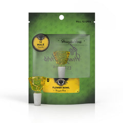 GLASS FLOWER BOWL (FB-4) - Discreet Smoker