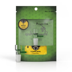 GLASS FLOWER BOWL (FB-5) - Discreet Smoker