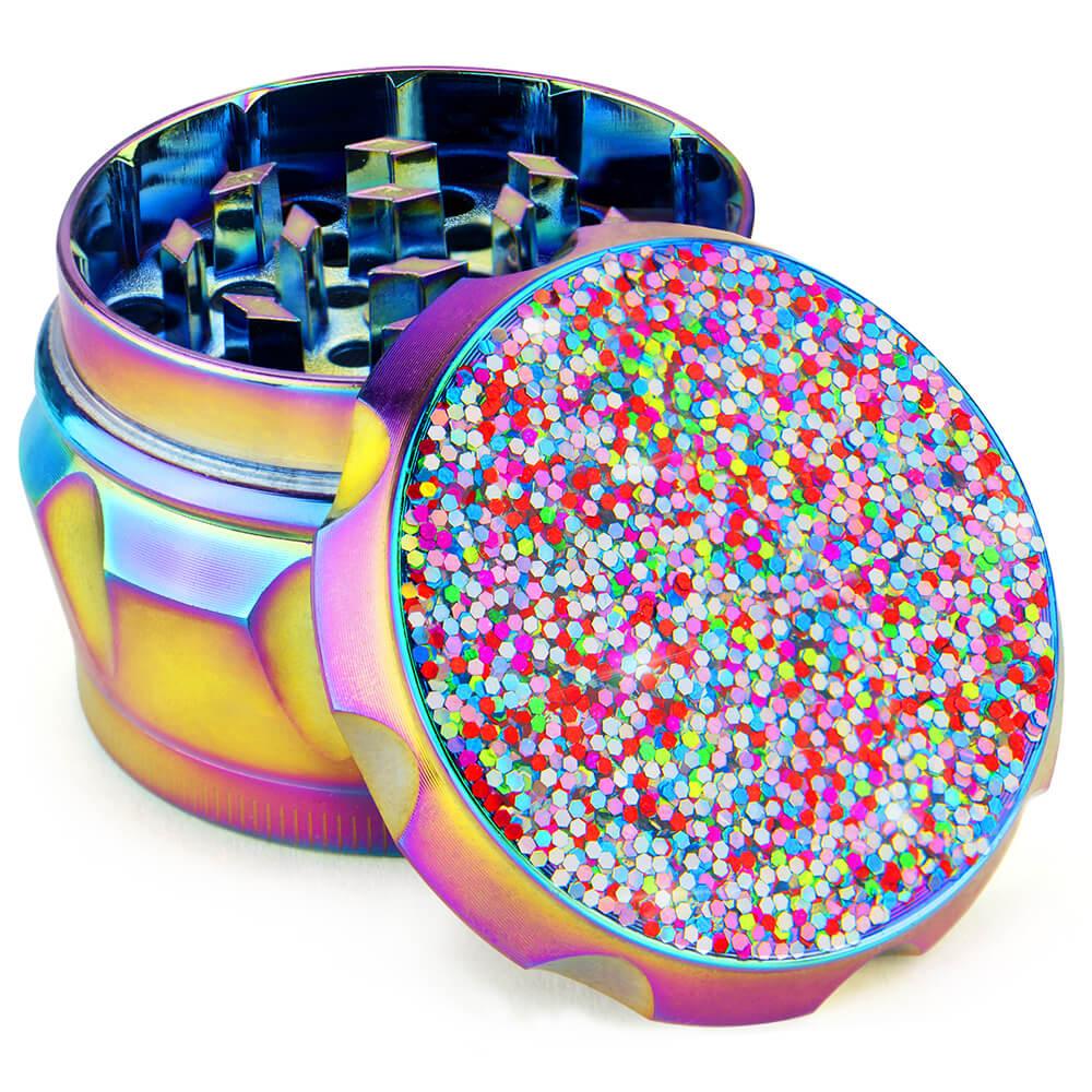 Girly Weed Grinder Glitter - Discreet Smoker