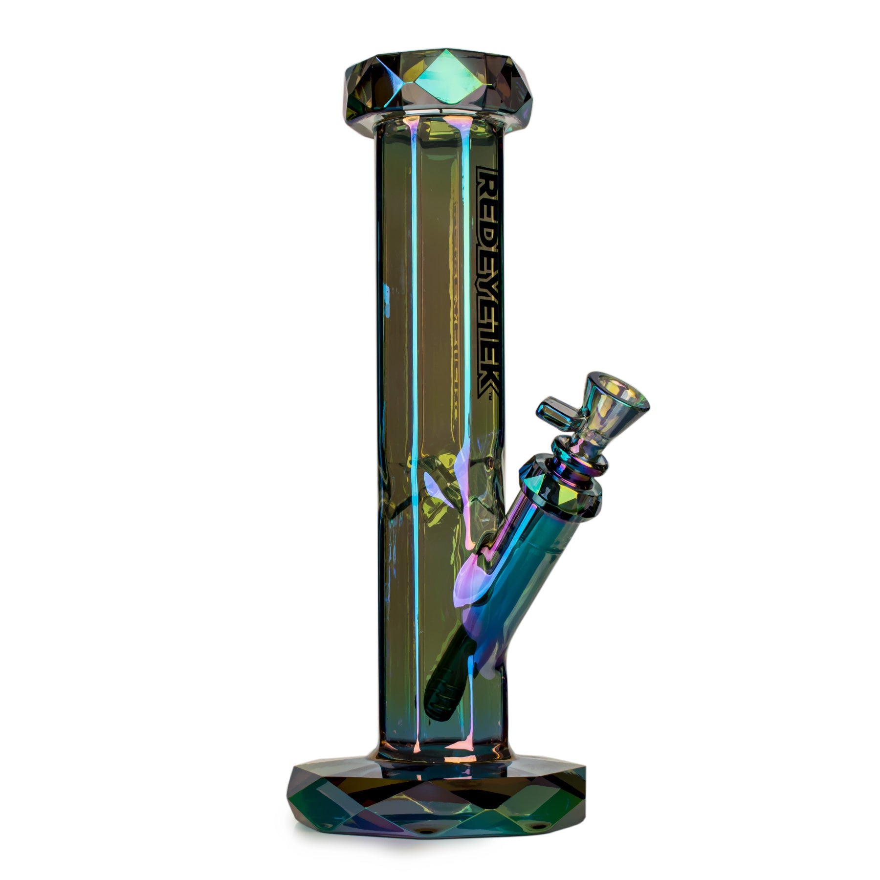 Red Eye Tek 12" Draco Straight Base - Discreet Smoker