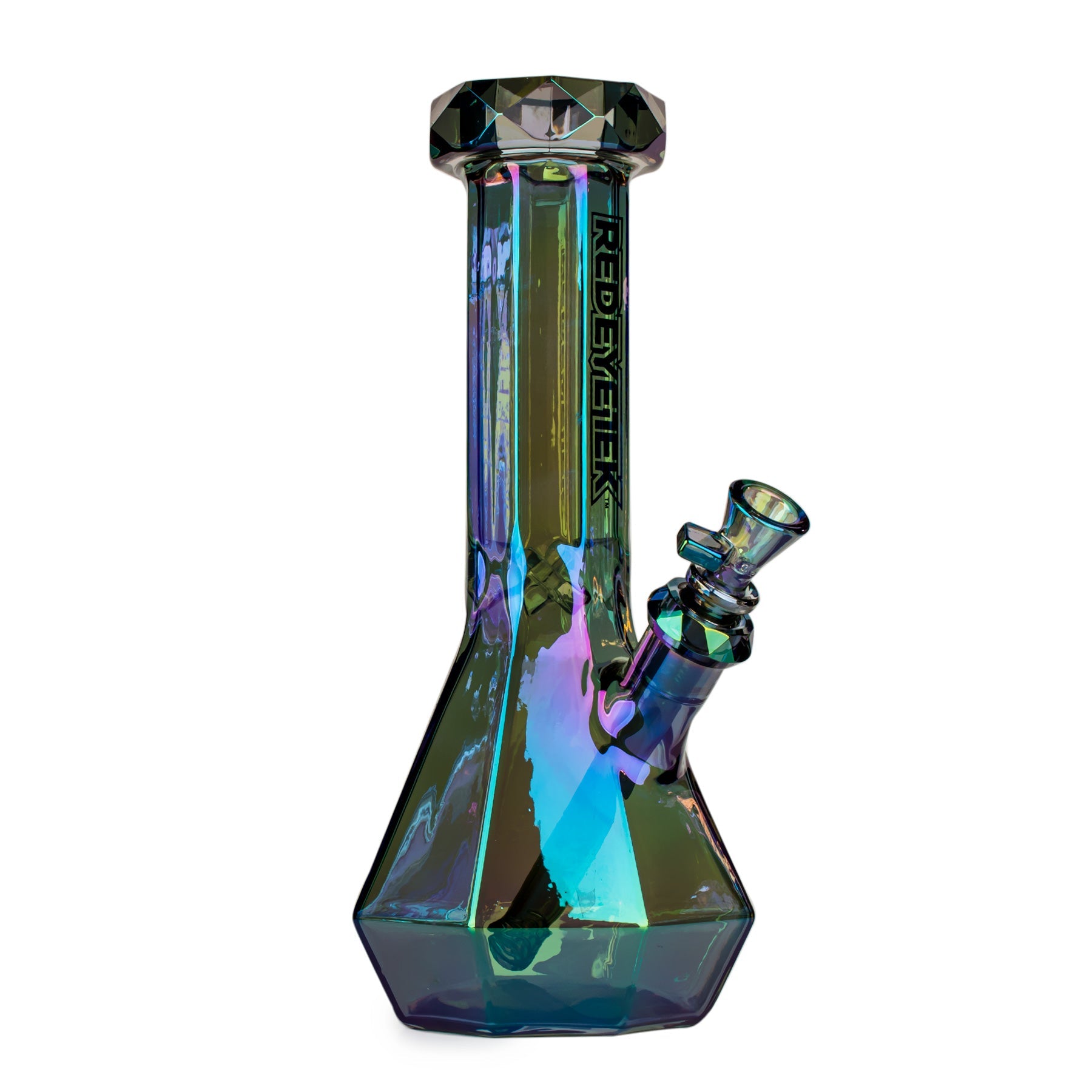 Red Eye Tek 12" Orion Beaker Base Glass Water Pipe - Discreet Smoker