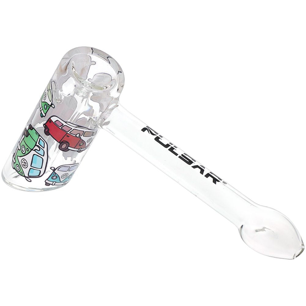 Pulsar Design Series Hammer Glass Bubbler | 8" - Discreet Smoker