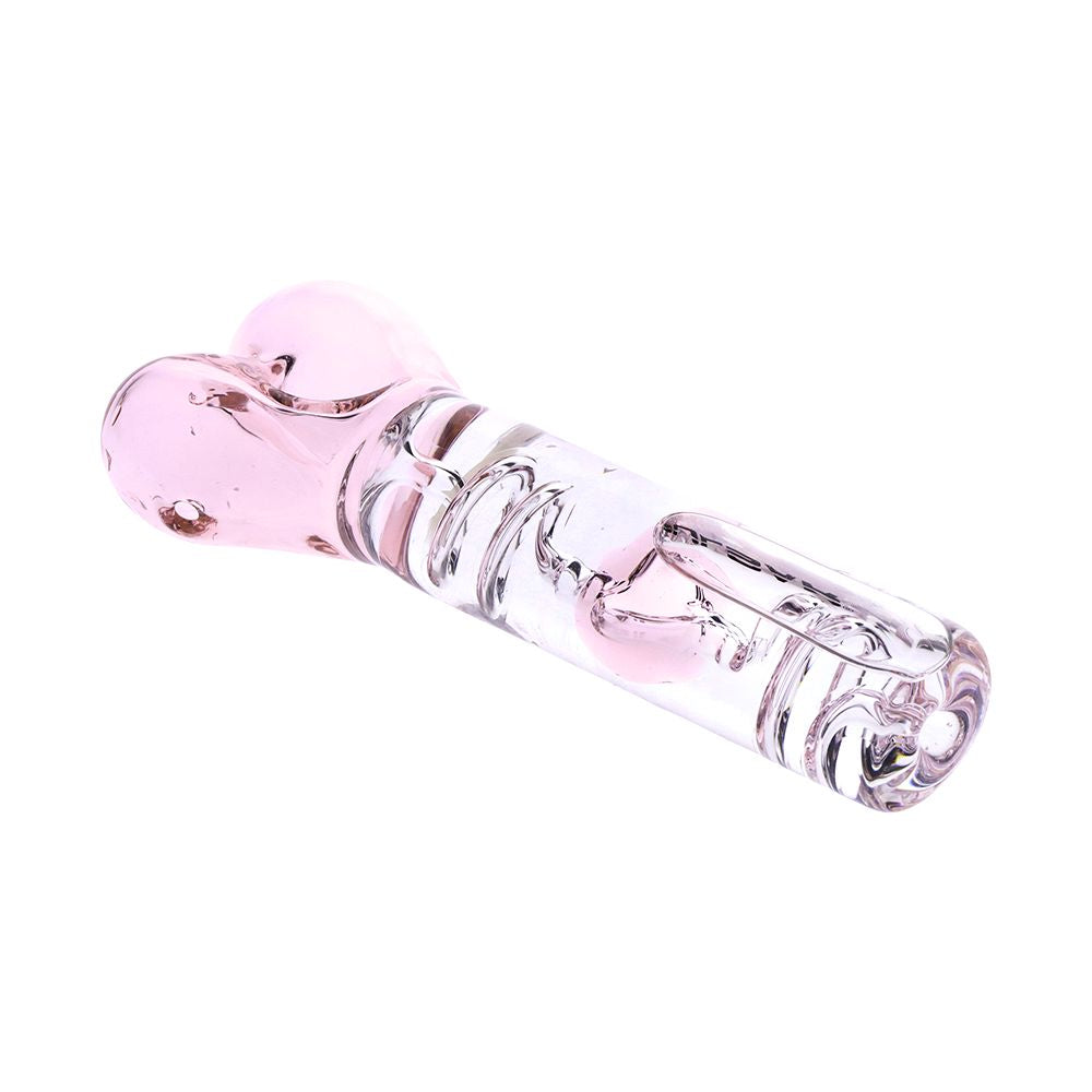 Pulsar Cool Down My Heart Glycerin Glass Hand Pipe - 5.5" - Discreet Smoker
