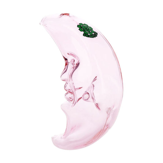SeshGear Over the Moon Glass Hand Pipe - 3.75" - Discreet Smoker