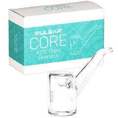 Pulsar CORE Sherlock Glass Hand Pipe - 4.25" - Discreet Smoker