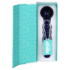 Pulsar Chillr Glycerin Glass Hand Pipe - 7.5" / Blue