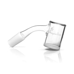 HONEY & MILK BEVEL QUARTZ BANGER - 45° DEGREE | BL - Discreet Smoker