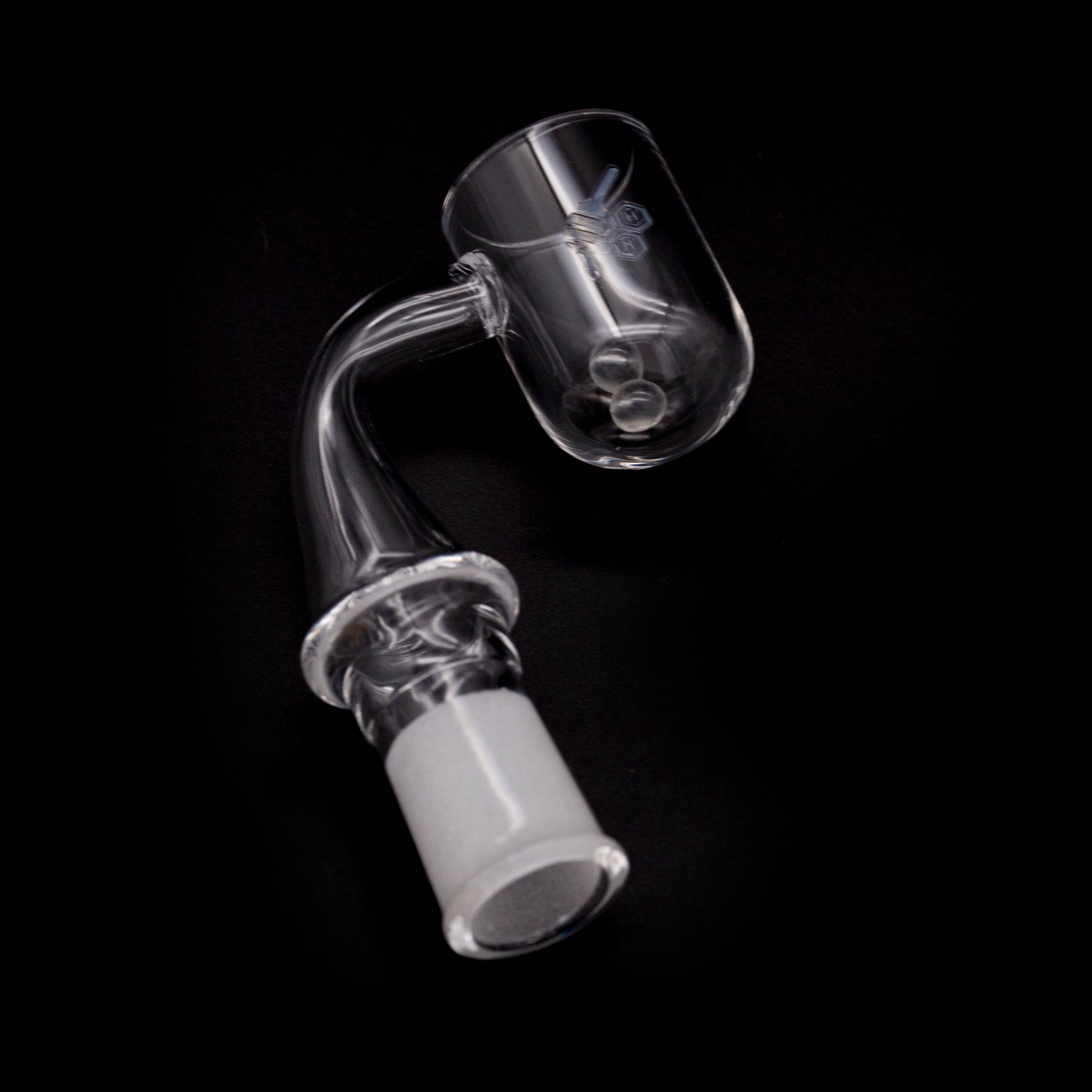 HONEY CYCLONE QUARTZ BANGER - 90° DEGREE | YL - Discreet Smoker