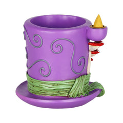 Mad Hatter Shroom Waterfall Backflow Polyresin Incense Burner - 4.75" x 5" - Discreet Smoker