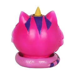 Grinning Cheshire Cat Backflow Polyresin Incense Burner - 4.25" x 4.5" - Discreet Smoker
