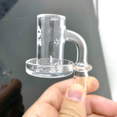 3mm x 25mm AFM Terp Dish Quartz Banger - Discreet Smoker