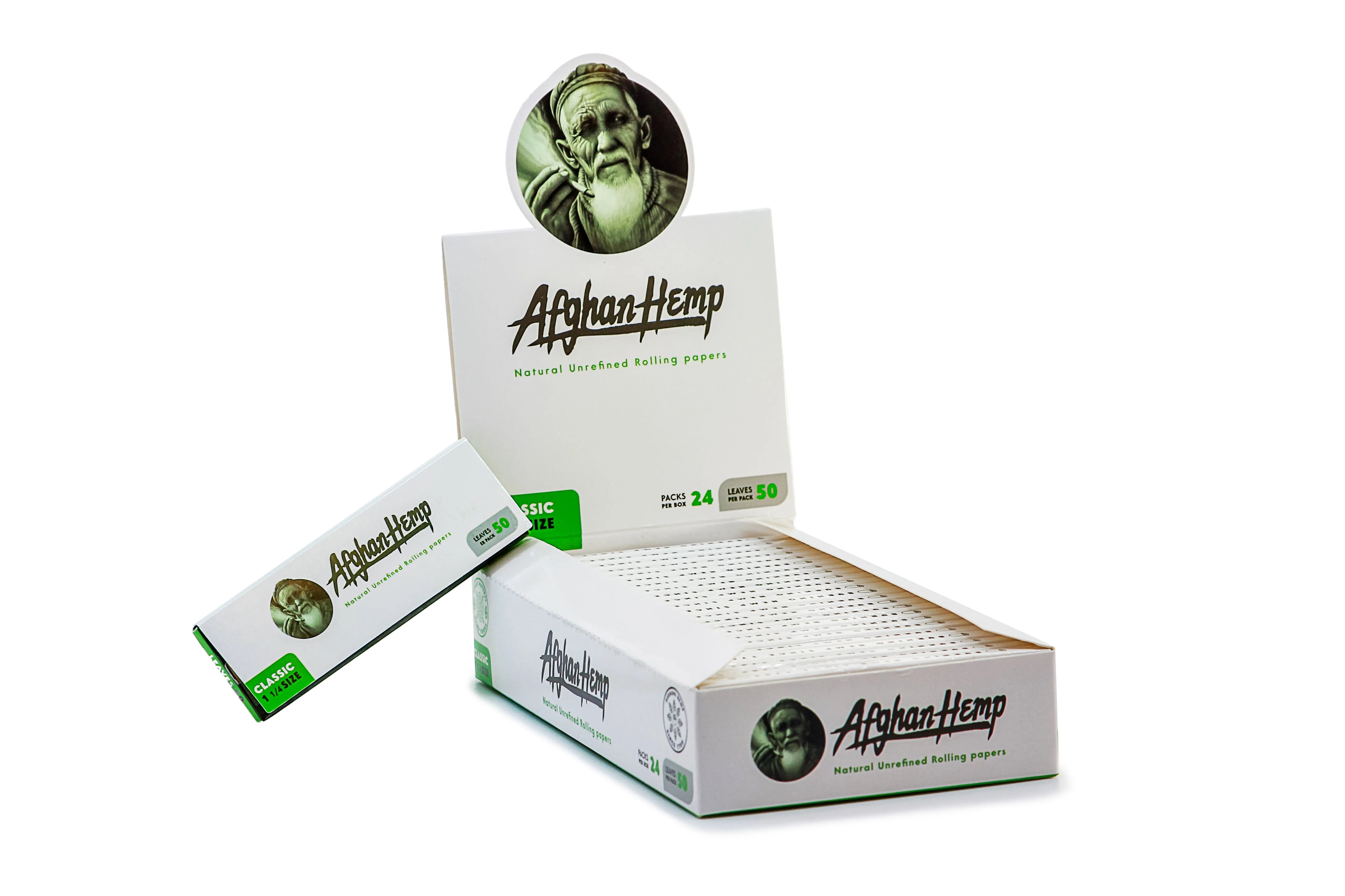 Afghan Hemp Rolling Paper Booklet - King size - Discreet Smoker