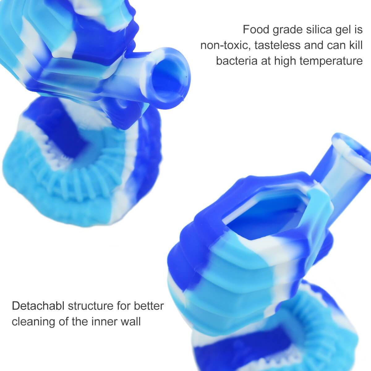 Silicone Seahorse Pipe - Discreet Smoker