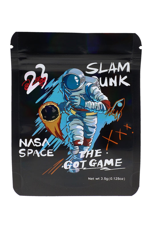 Mylar ⅛ oz Bags – Astronaut Designs – 50 Pack – Choose Style - Discreet Smoker