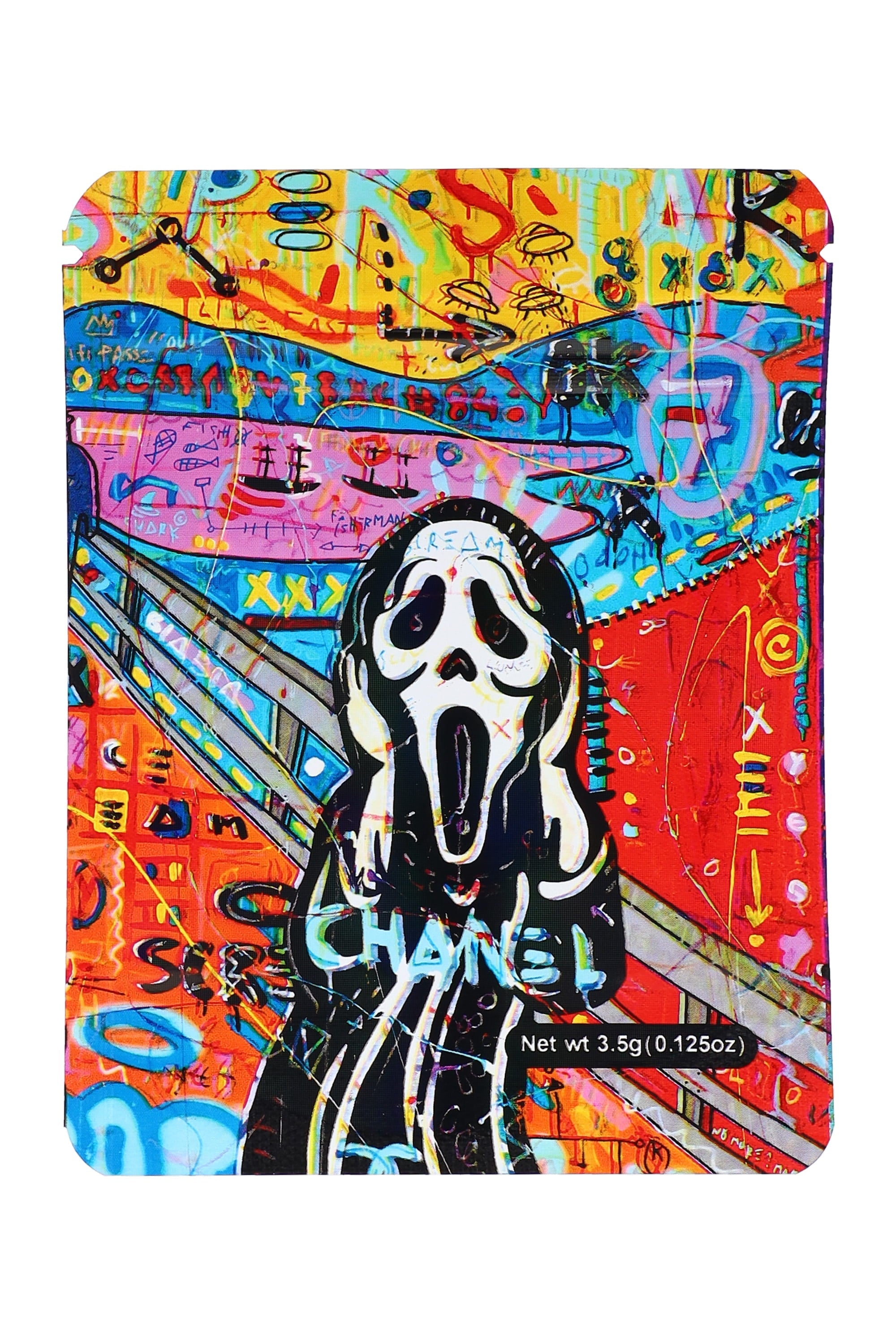 Mylar ⅛ oz Bags – Skull Designs – 50 Pack – Choose Style - Discreet Smoker